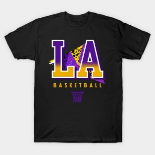 Los Angeles Basketball Retro T-Shirt